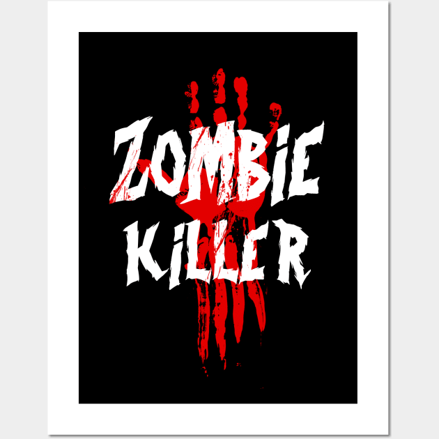 Zombie Killer Wall Art by YiannisTees